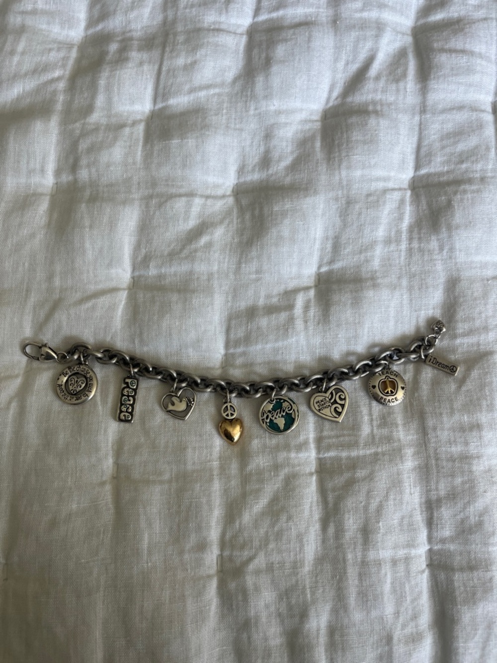 Brighton dream peace charm bracelet